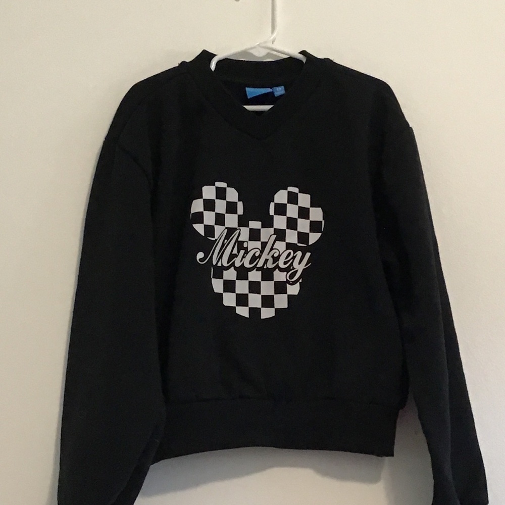 Disney Mickey Mouse Checkered Sweatshirt